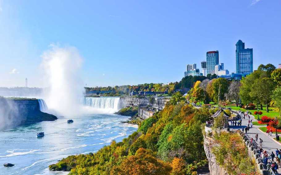 Niagara with People