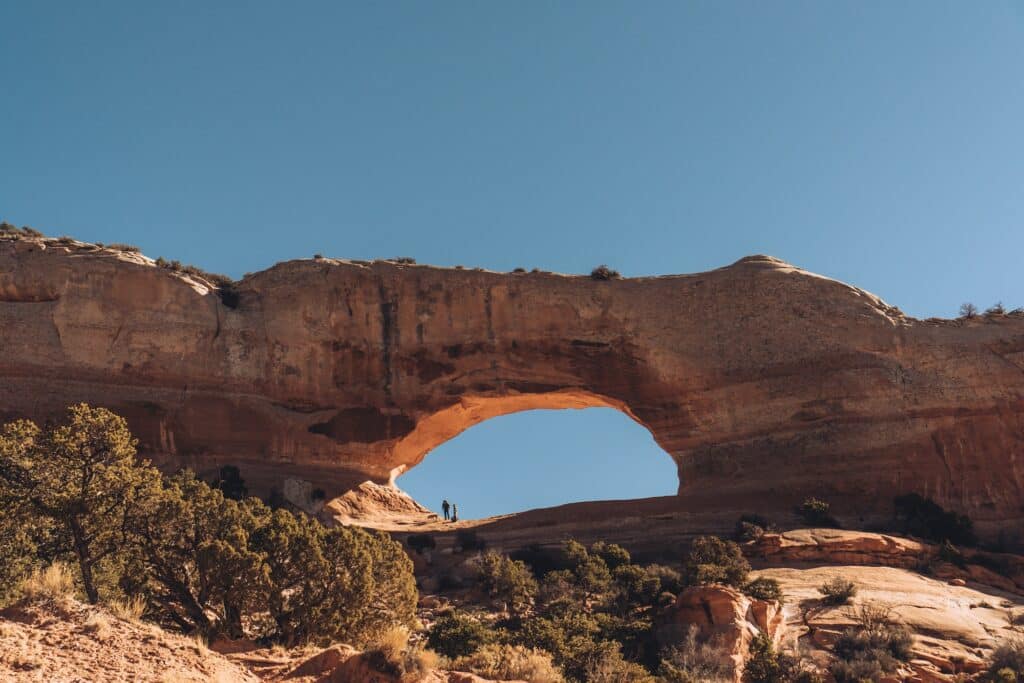 Arch in Utah desert
