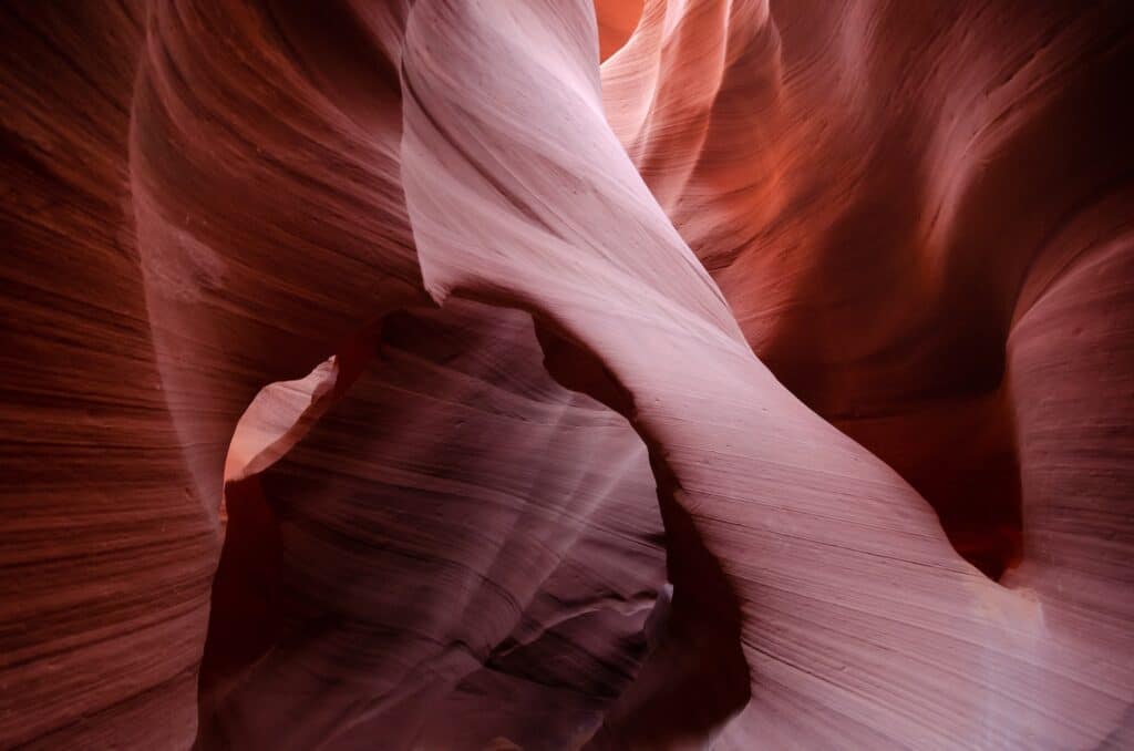 Beautiful Antelope canyon, Navajo land east of Page, USA