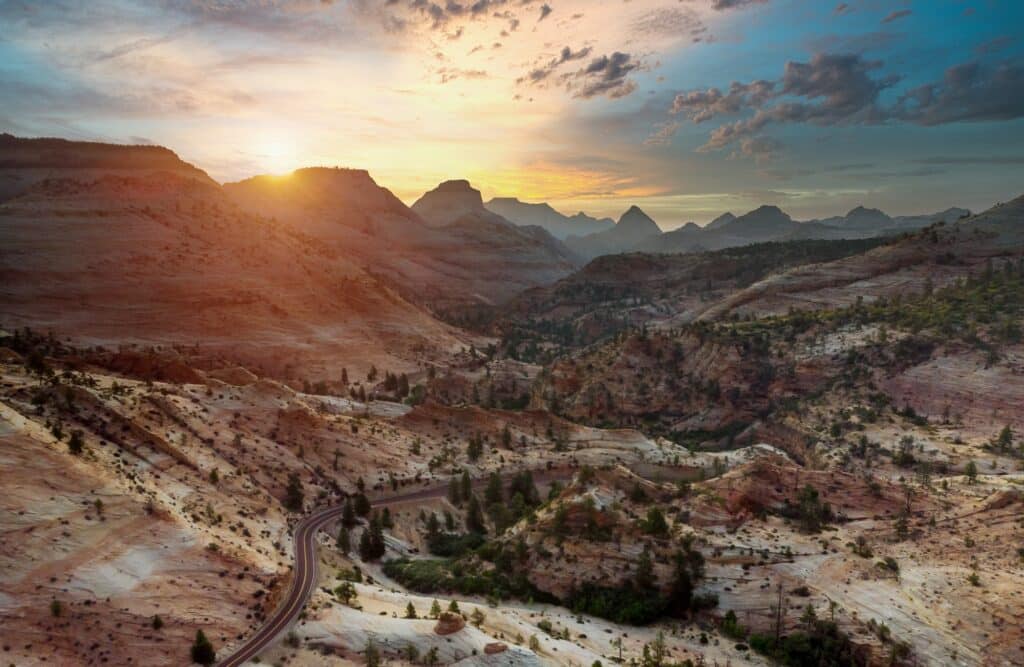 Narrows Zion National Park on most beautiful national parks in Utah