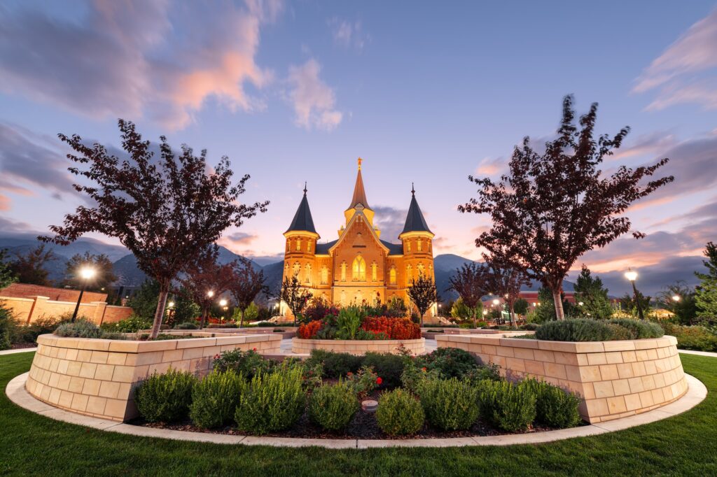 Provo, Utah, USA at Provo City Center Temple