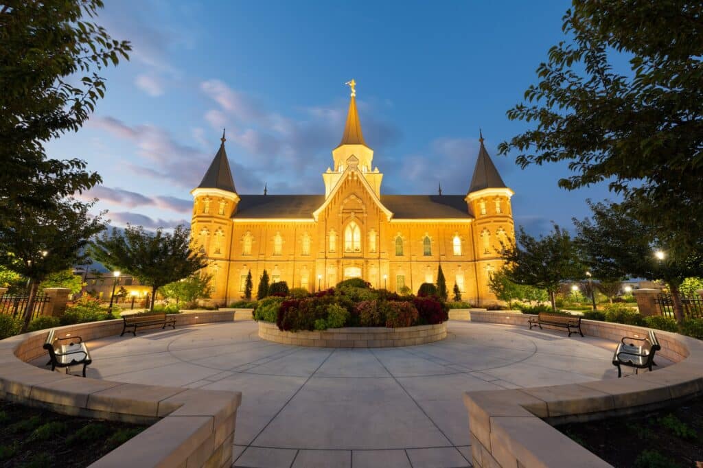 Provo, Utah, USA at Provo City Center Temple