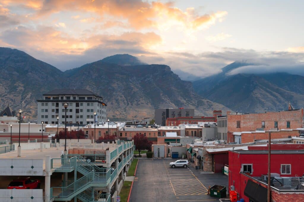 Provo, Utah, USA Downtown Cityscape