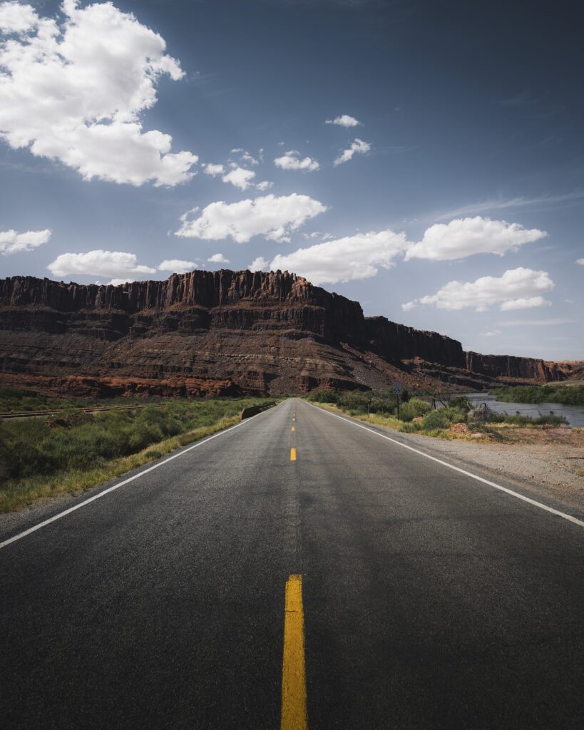 Scenic route in Utah landscape photo