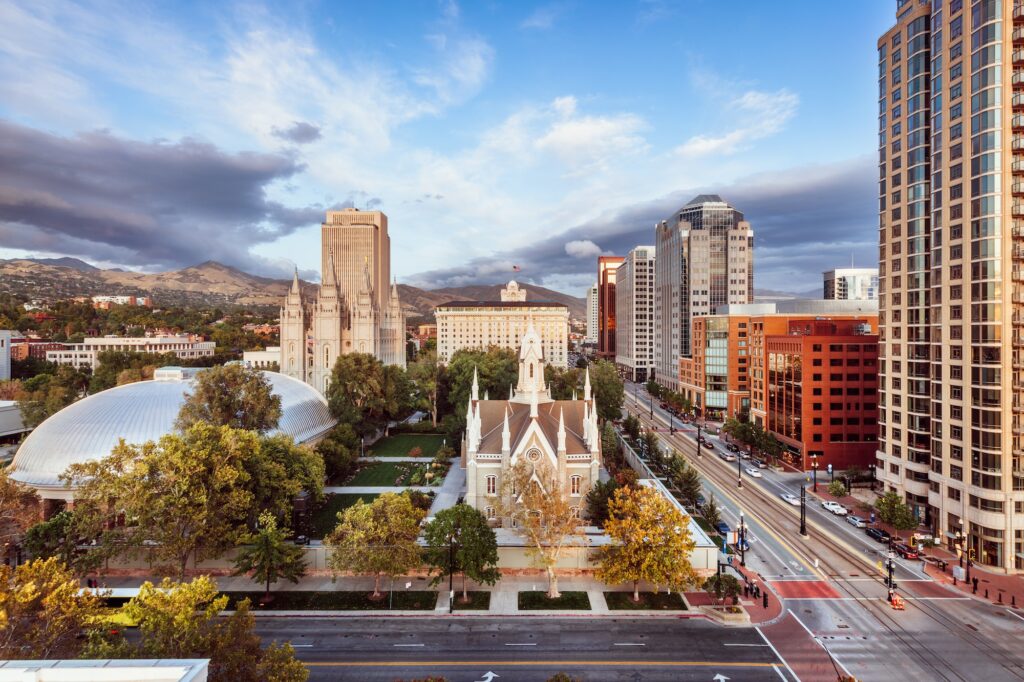 Temple Square, Salt Lake City, Utah, USA
